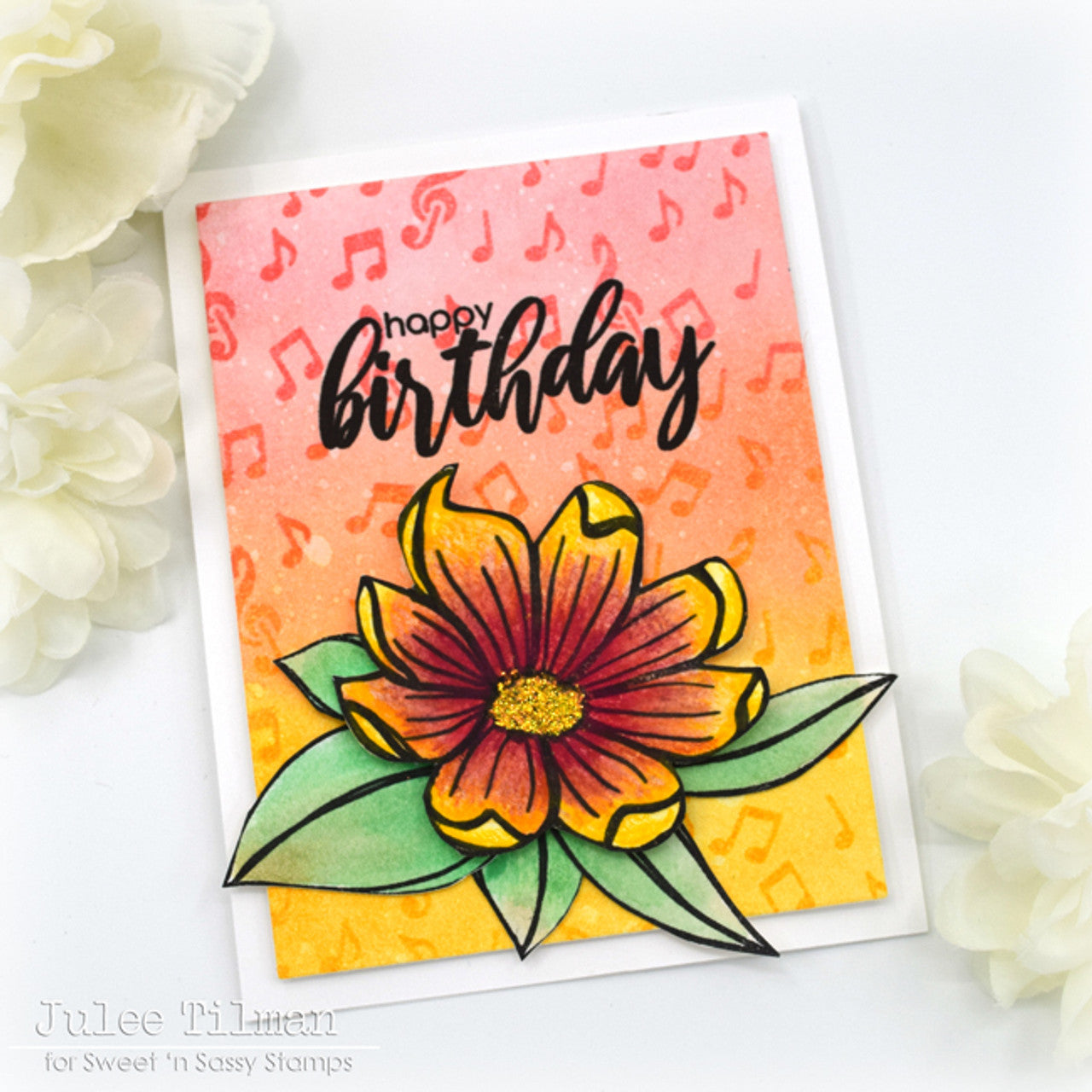 Fantastic Flowers Clear Stamp Set