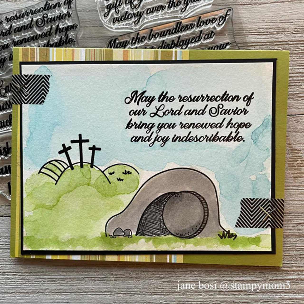 He is Risen Clear Stamp Set