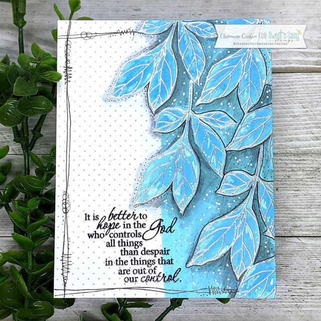 Encouraging Peonies Clear Stamp Set