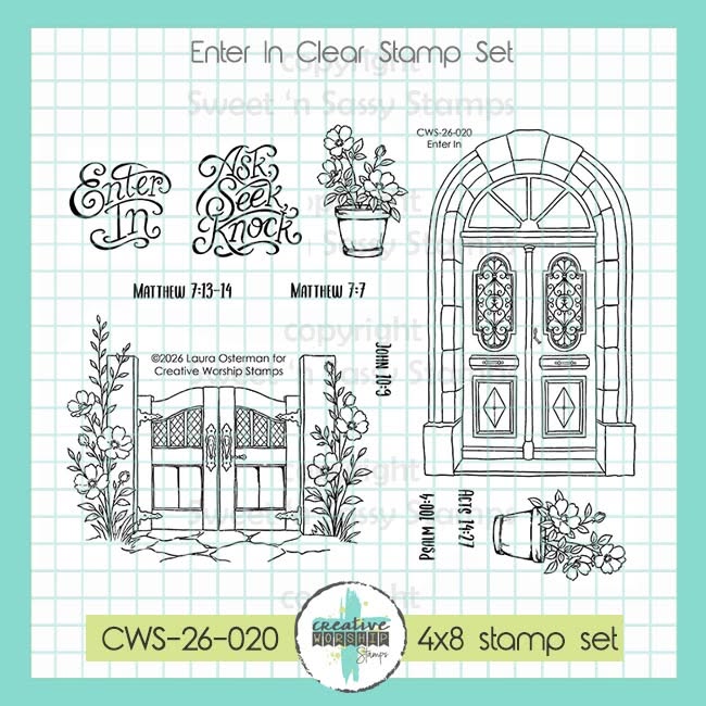 Enter In Clear Stamp Set