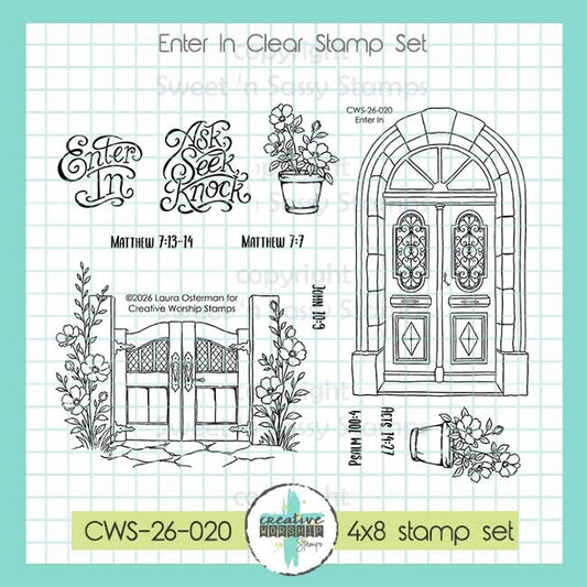 Enter In Clear Stamp Set