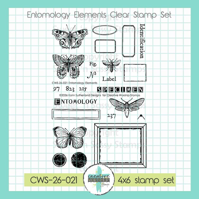 Entomology Elements Clear Stamp Set