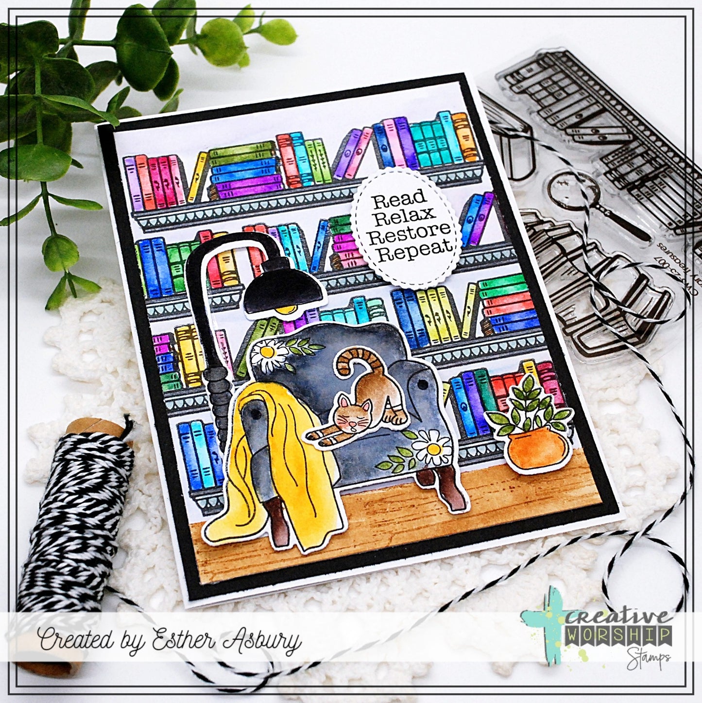 Library Treasures Clear Stamp Set