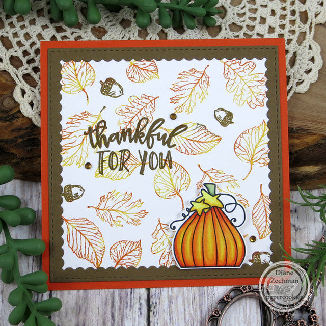 Fall Background Clear Stamp