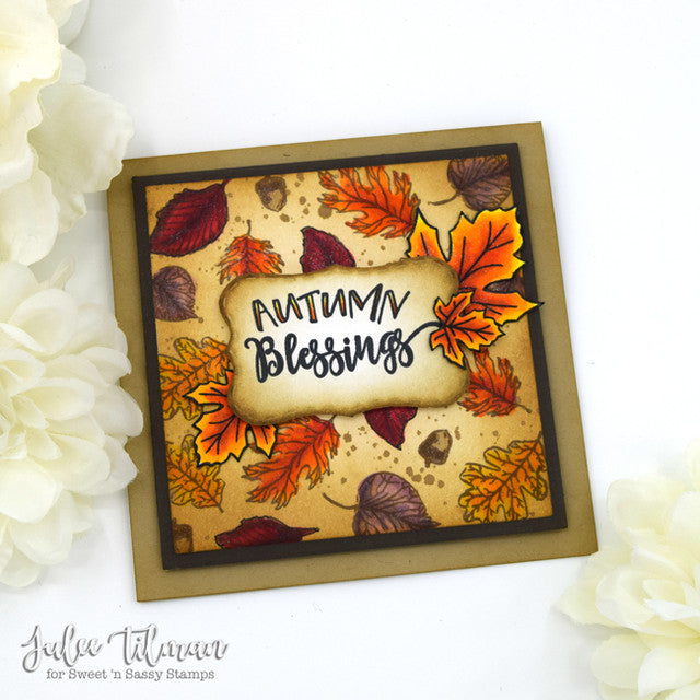 Fall Background Clear Stamp