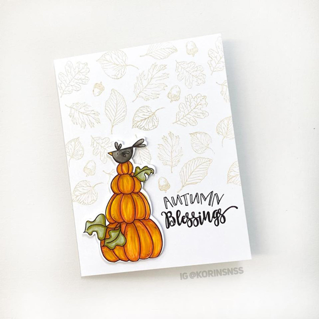 Fall Background Clear Stamp