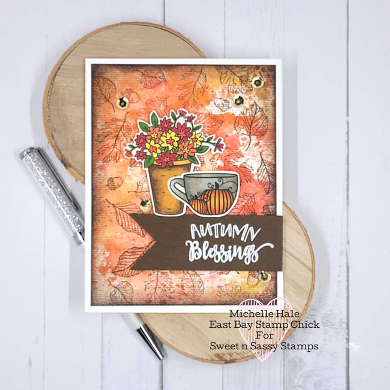 Fall Background Clear Stamp