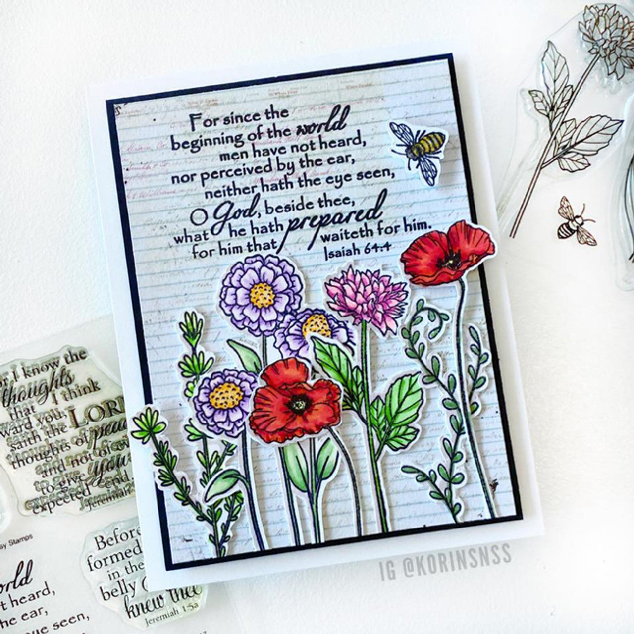 Flower Garden Clear Stamp Set