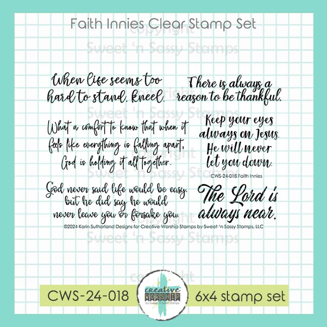 Faith Innies Clear Stamp Set