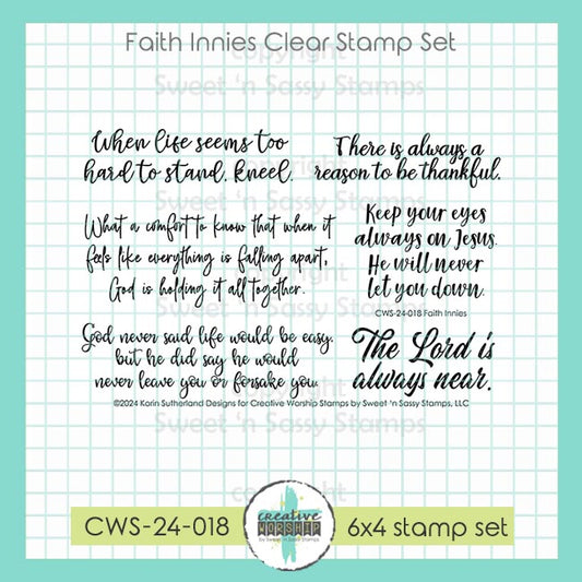 Faith Innies Clear Stamp Set