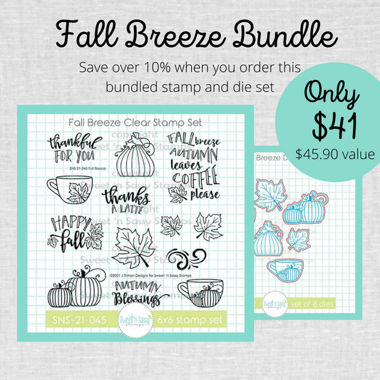 Fall Breeze Stamp & Die Bundle