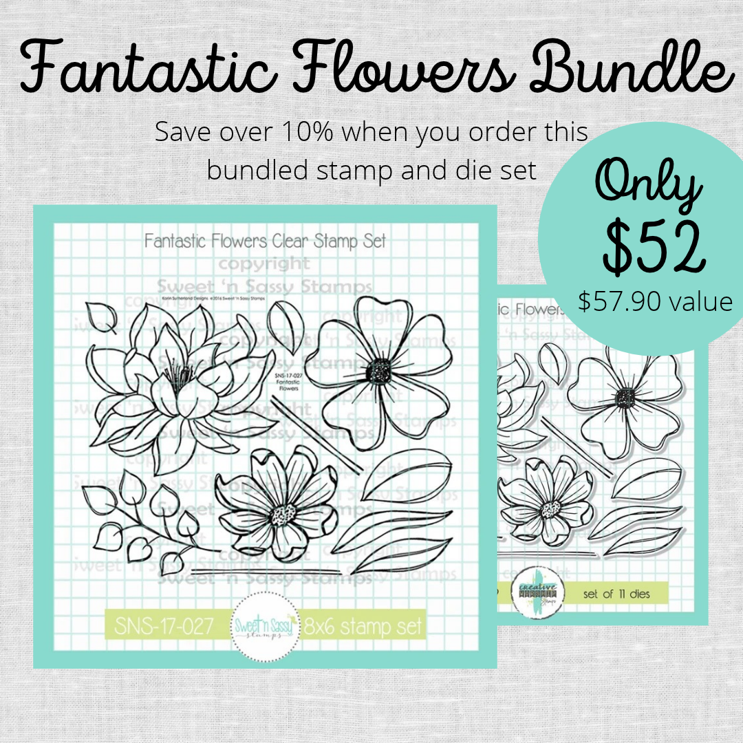 PREORDER Fantastic Flowers Stamp & Die Bundle