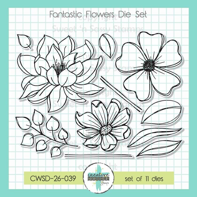 PREORDER Fantastic Flowers Die Set