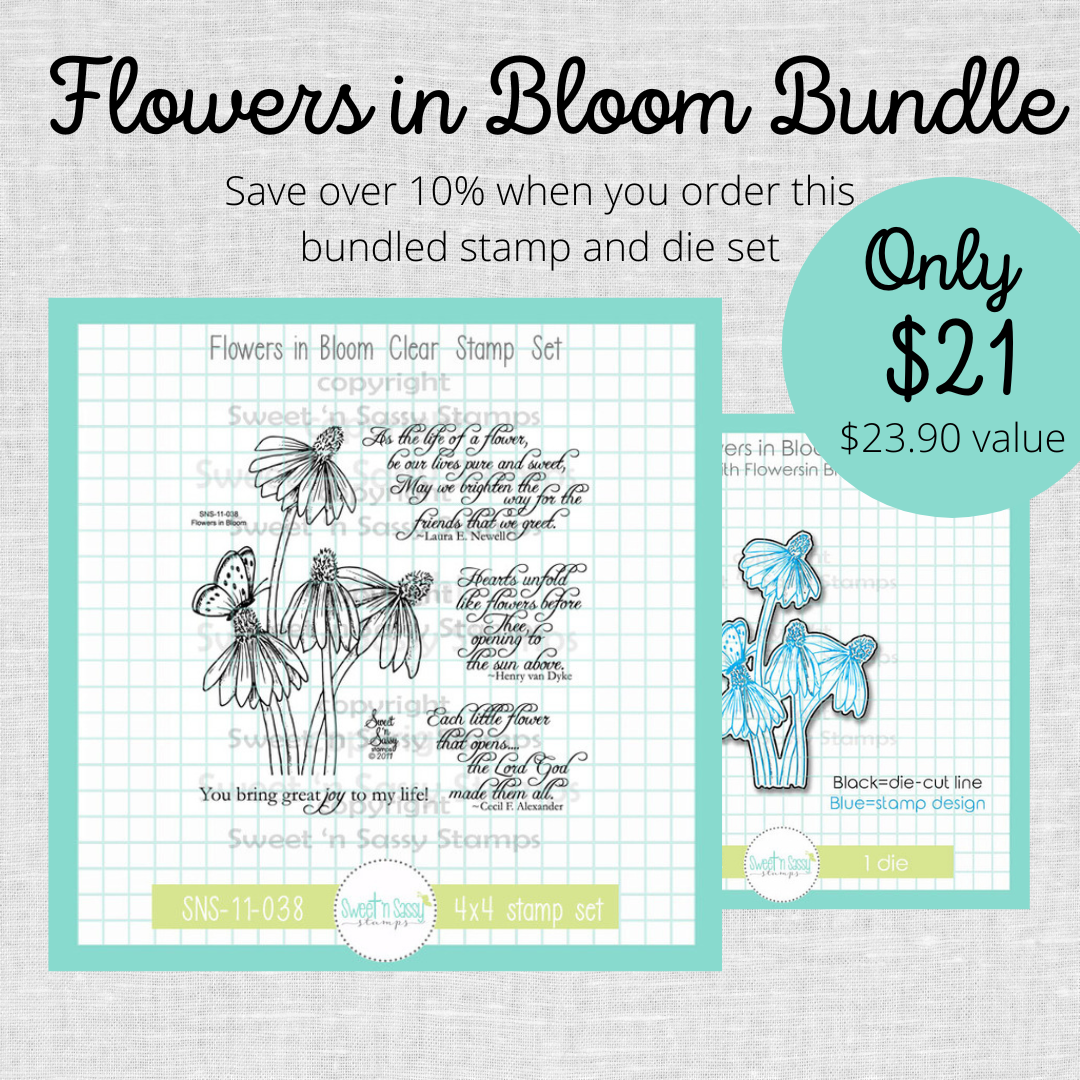 Flowers in Bloom Stamp & Die Bundle