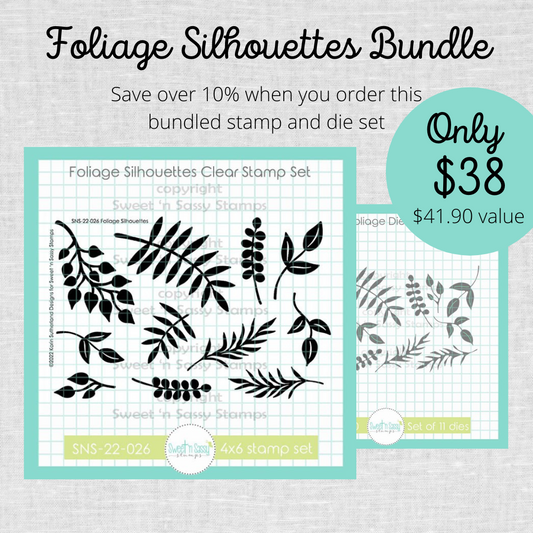 Foliage Silhouettes Stamp & Die Bundle