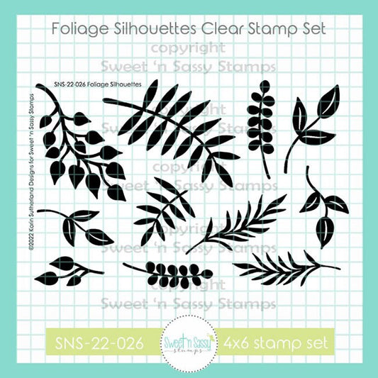 Foliage Silhouettes Clear Stamp Set