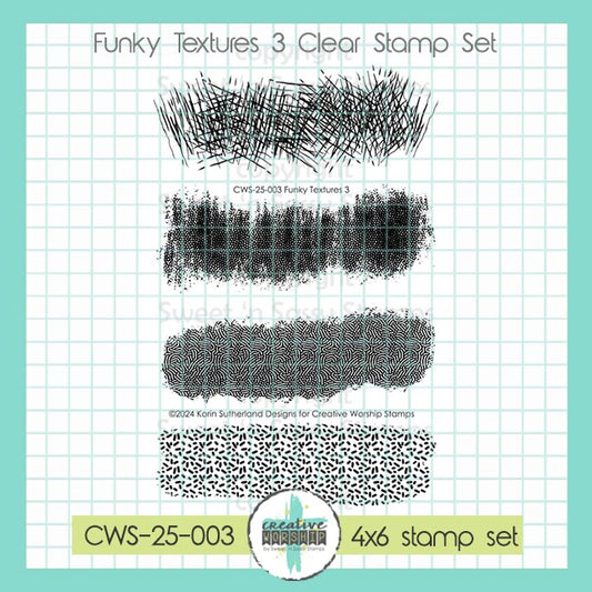 Funky Textures 3 Clear Stamp Set