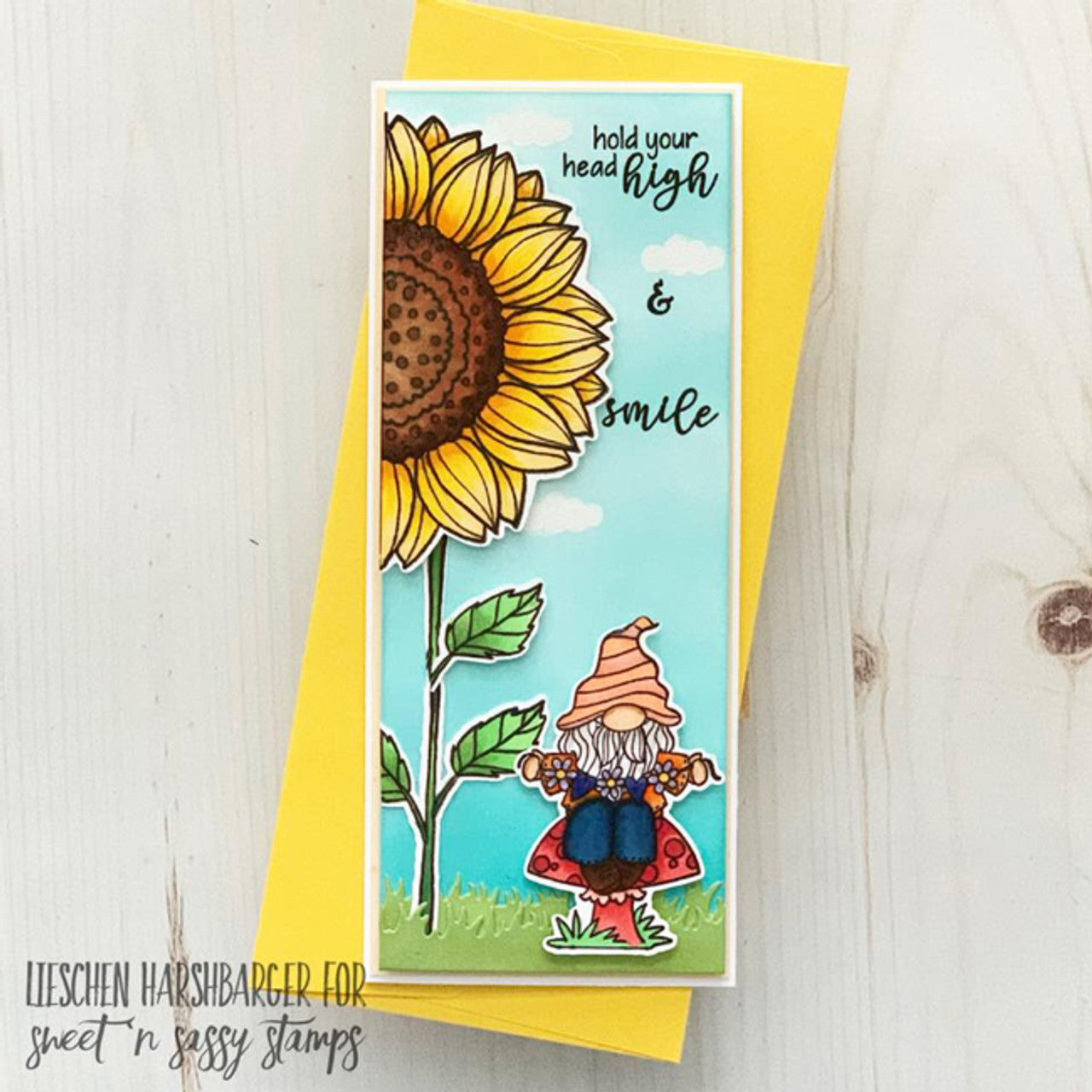 Like a Sunflower Clear Stamp Set