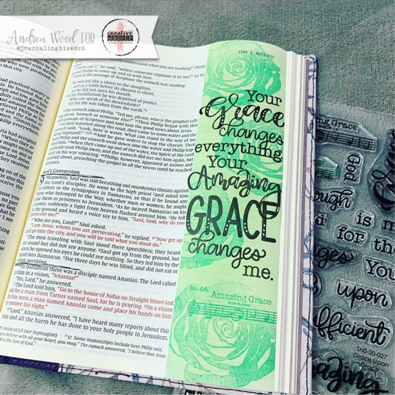 Grace Upon Grace Clear Stamp Set