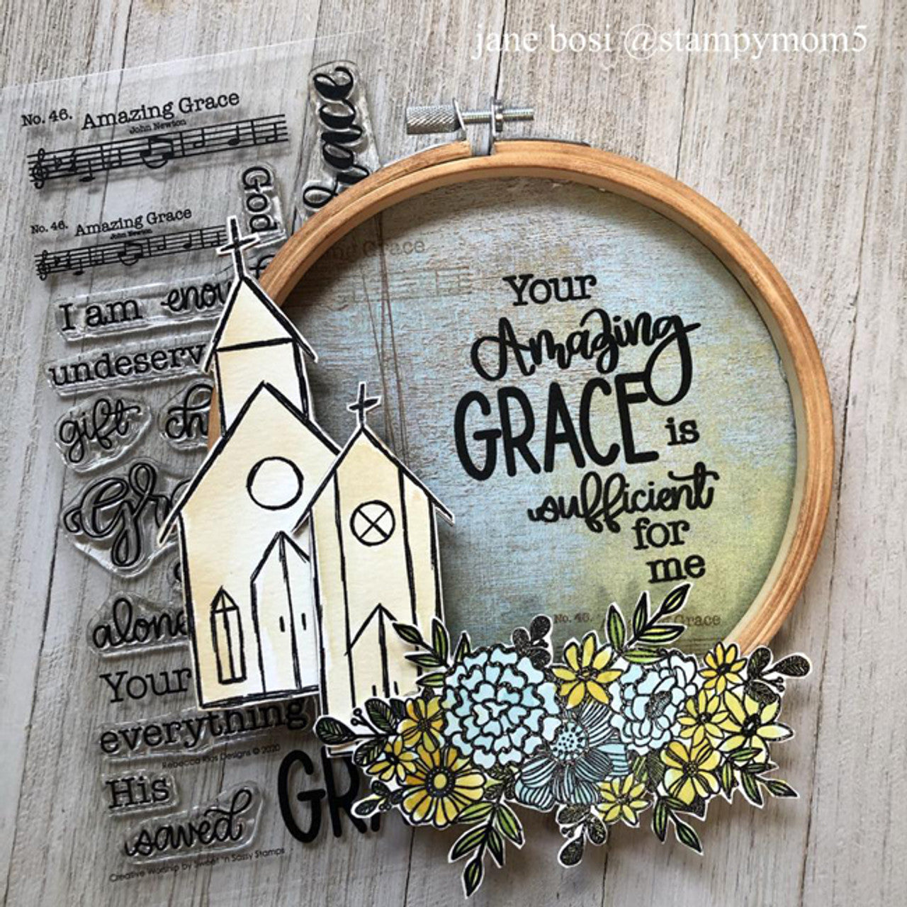 Grace Upon Grace Clear Stamp Set