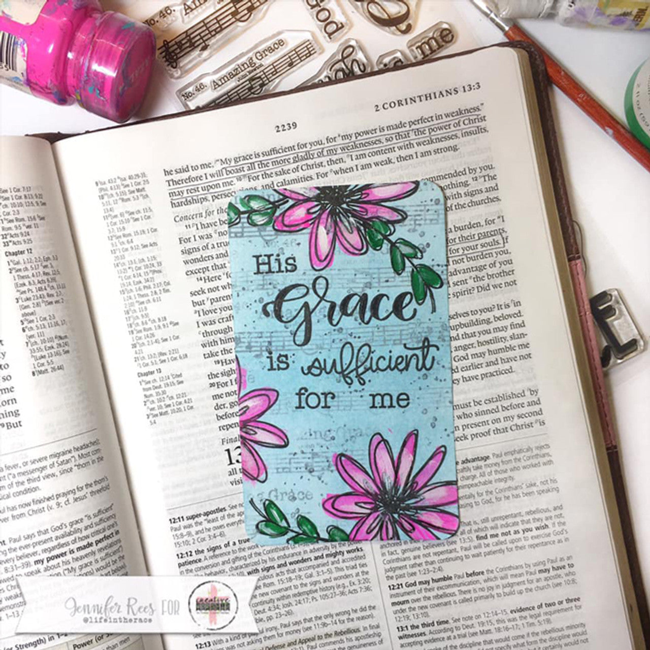 Grace Upon Grace Clear Stamp Set