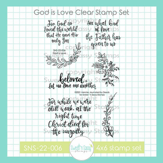 God is Love Clear Stamp Set