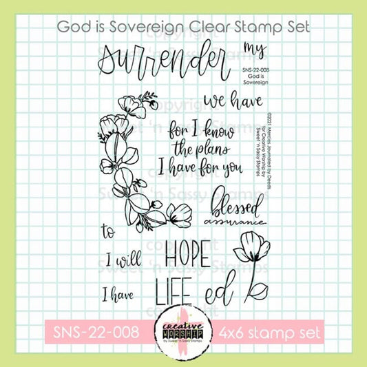 God is Sovereign Clear Stamp Set