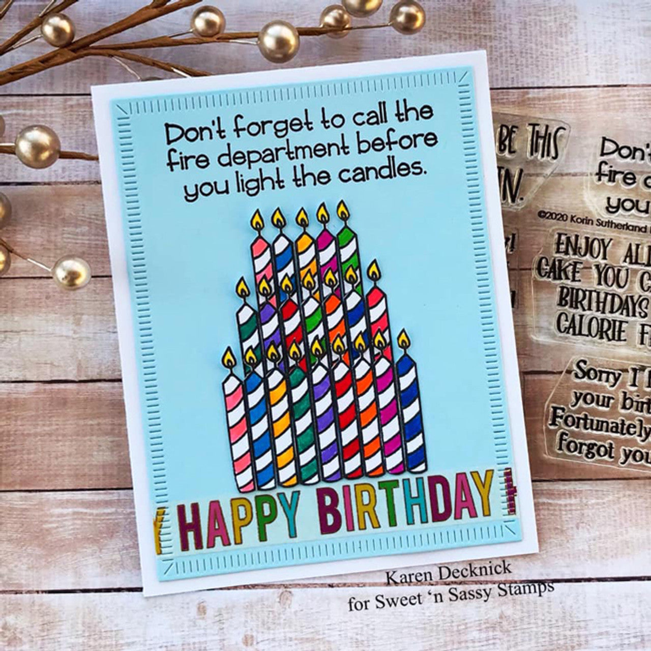 Humorous Birthday Innies for Kids Clear Stamp Set