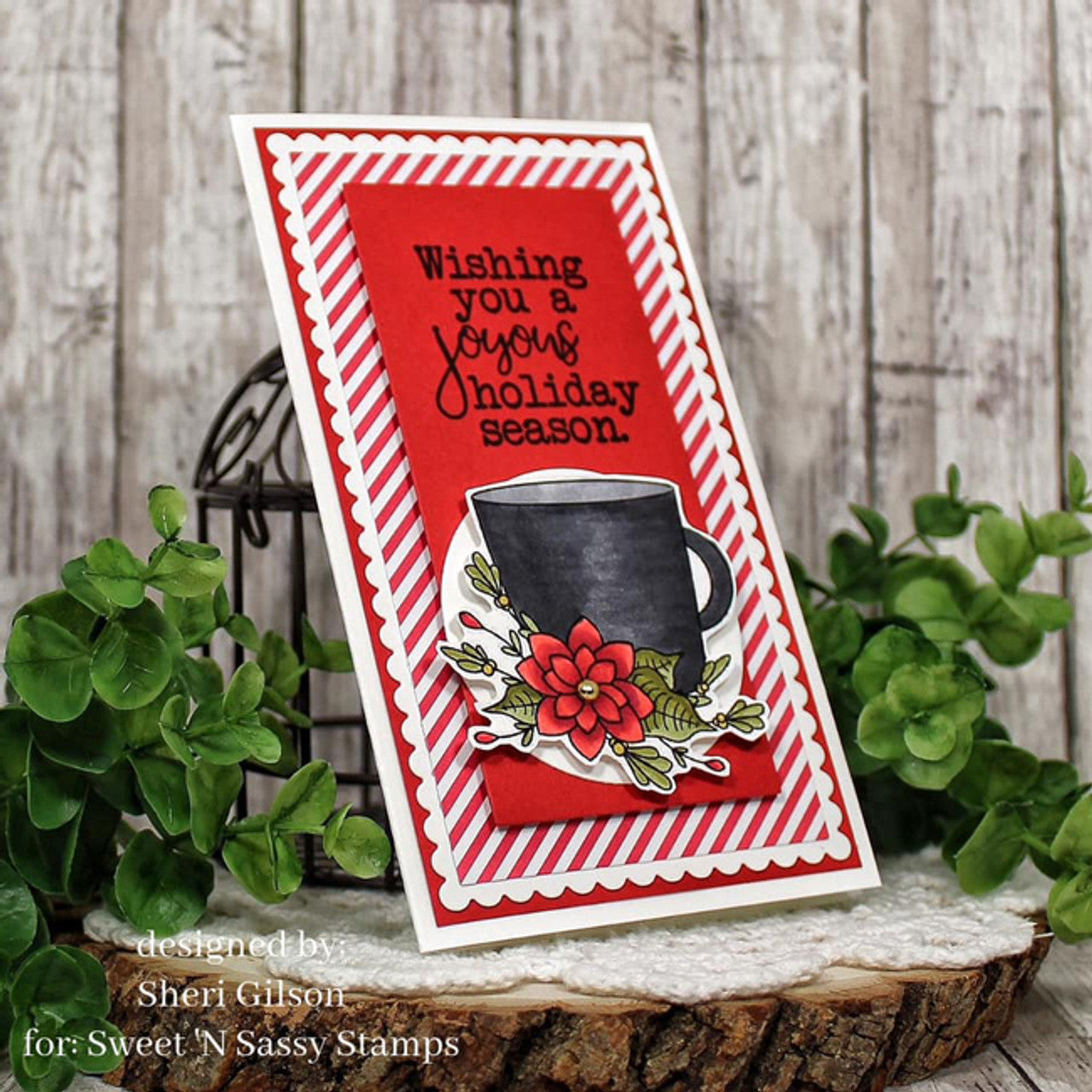 Holiday Greetings Clear Stamp Set