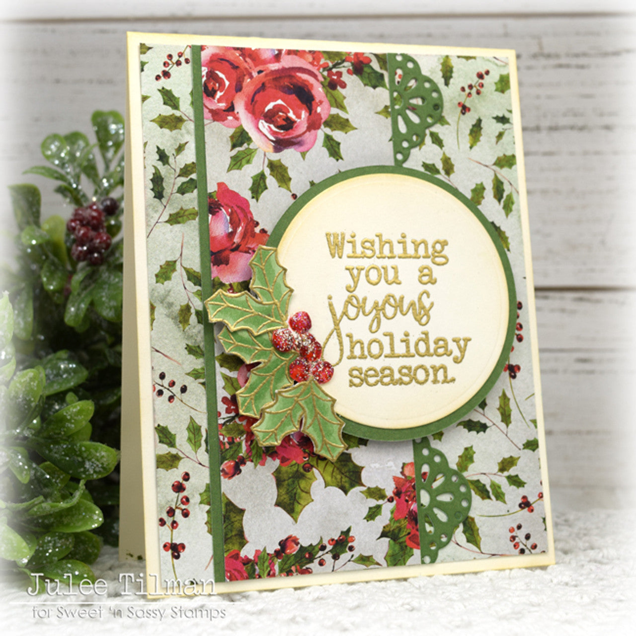 Holiday Greetings Clear Stamp Set