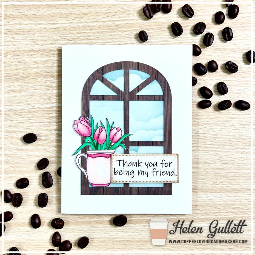 Arched Window Stencil and Die Bundle