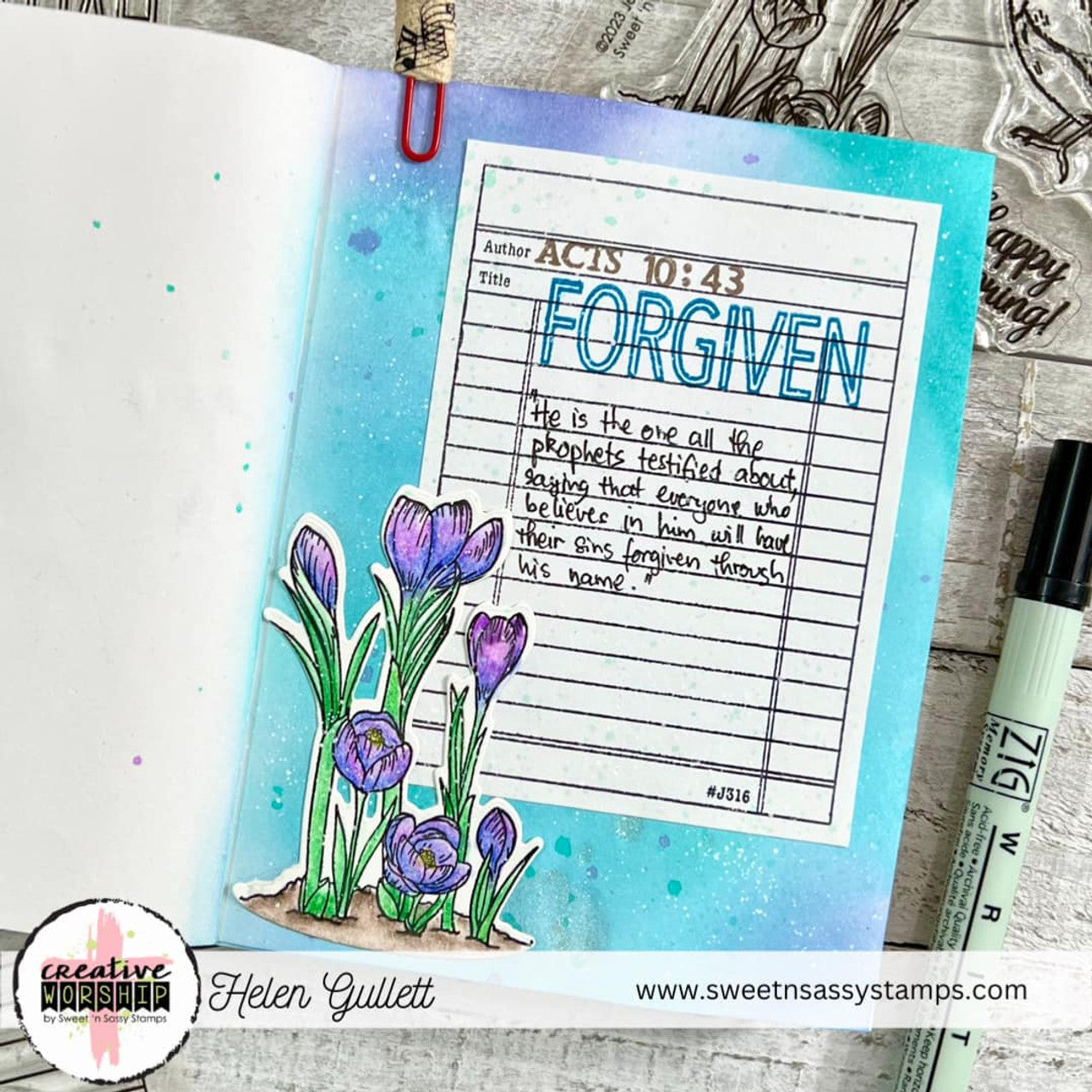 Resurrection Words Clear Stamp Set