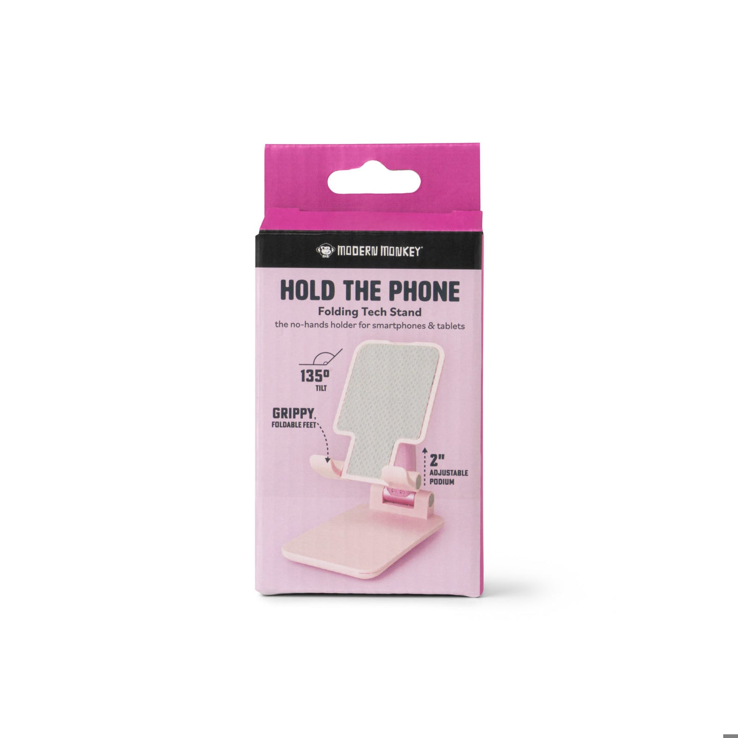 Handy "Hold the Phone" Foldable Desk Craft Table Tech Stand