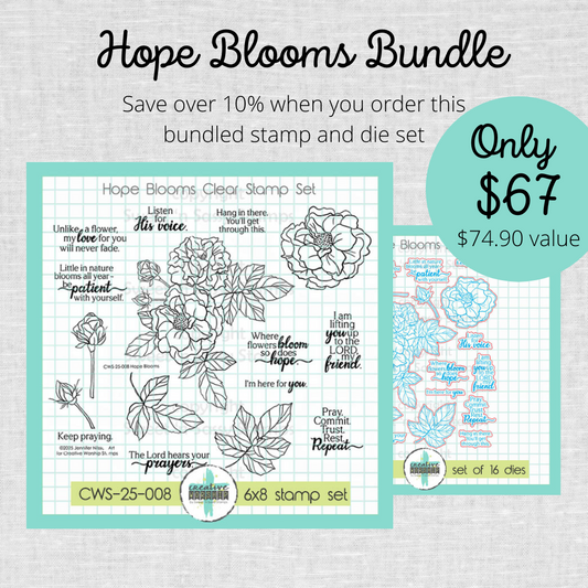 Hope Blooms Stamp & Die Bundle