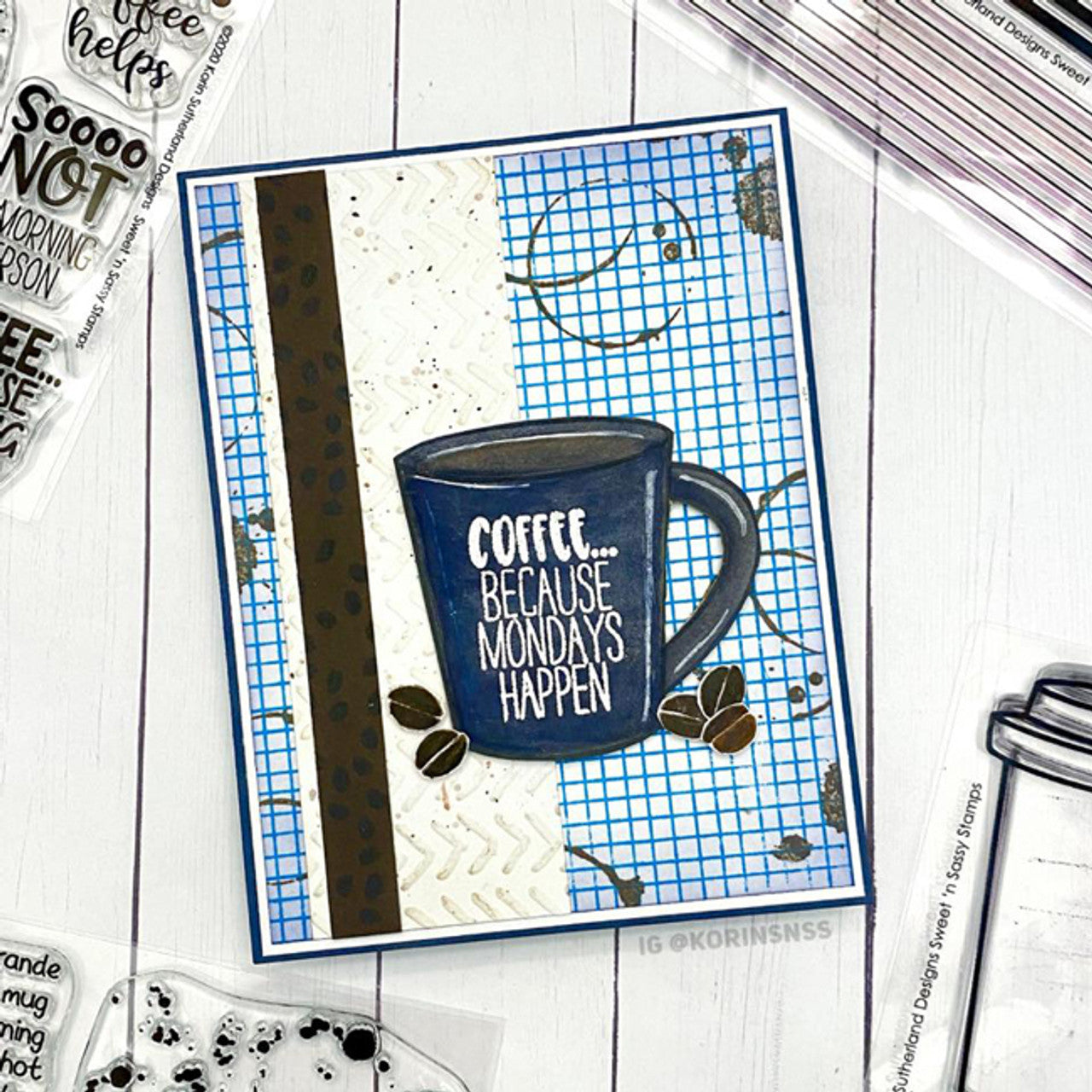 Coffee Talk 2 Clear Stamp Set