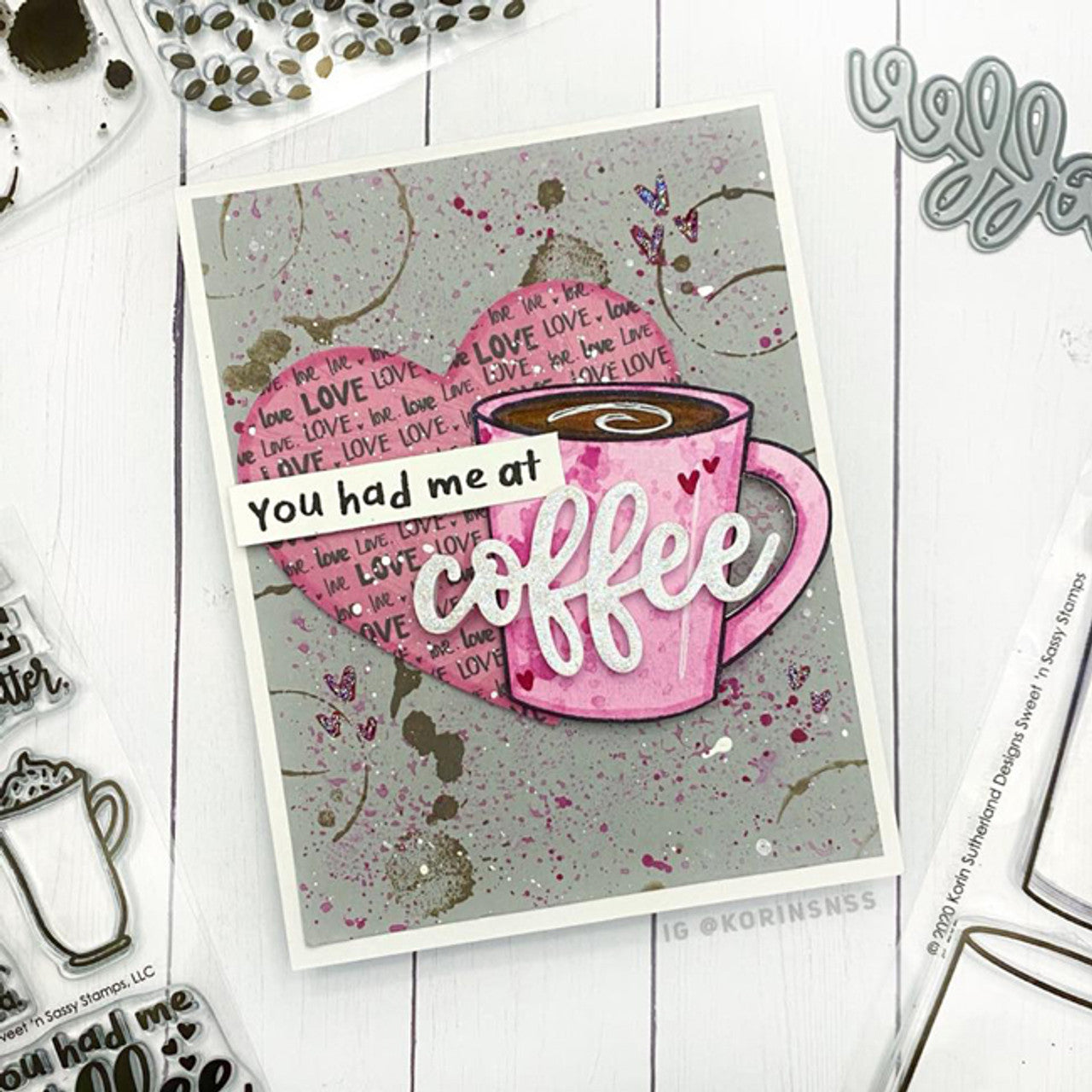 I Like Big Cups Clear Stamp Set