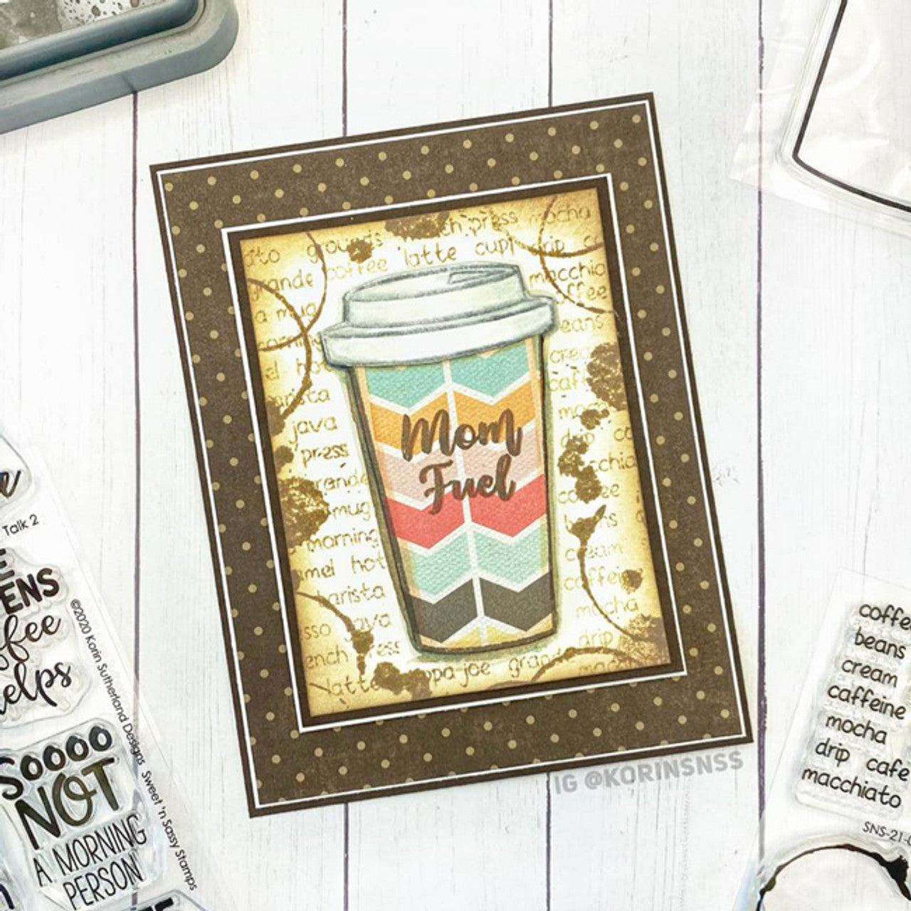 Coffee Talk 2 Clear Stamp Set