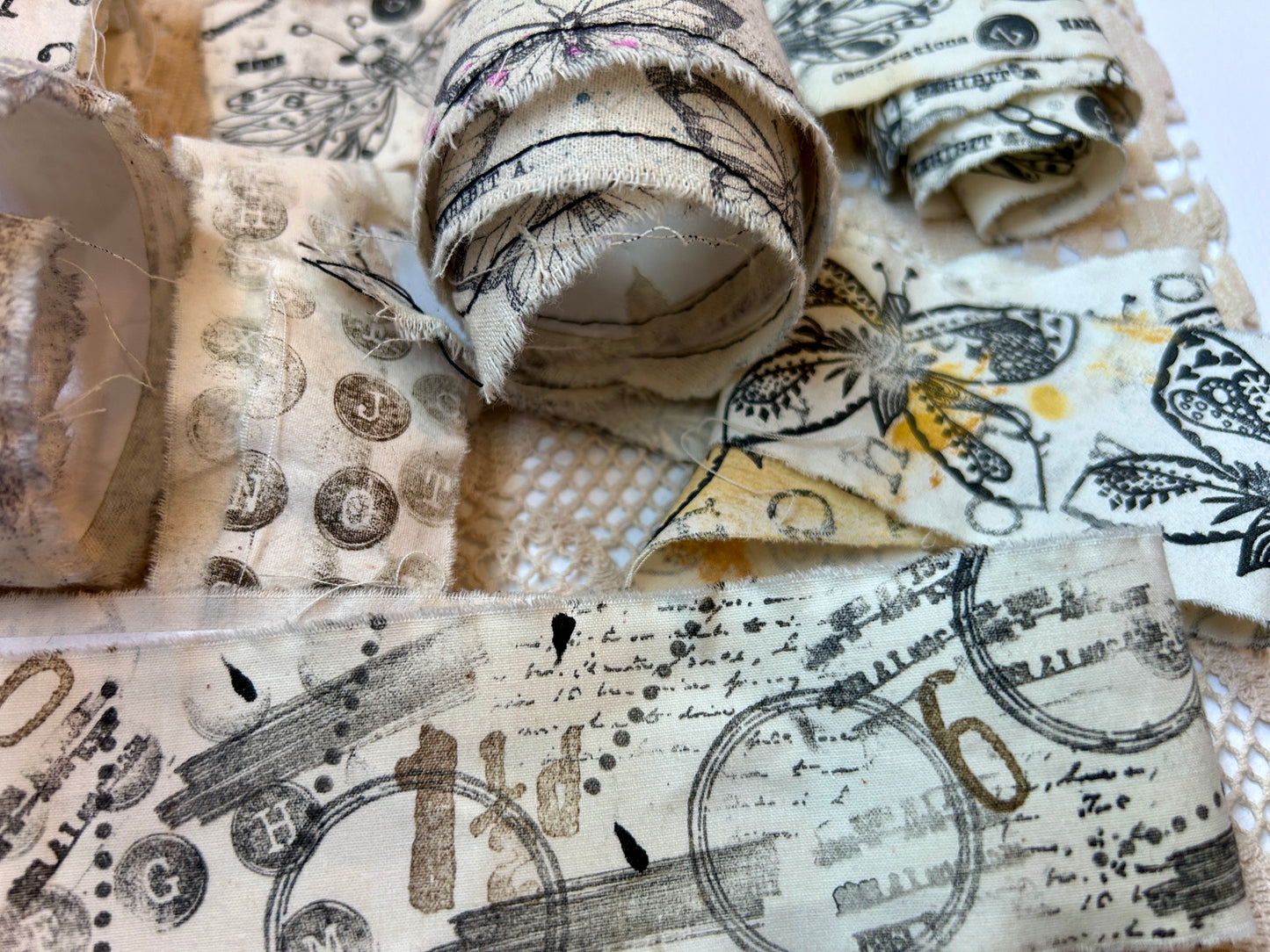 Stamping by the Sea-Tybee Island: Fabric Washi Tape Class