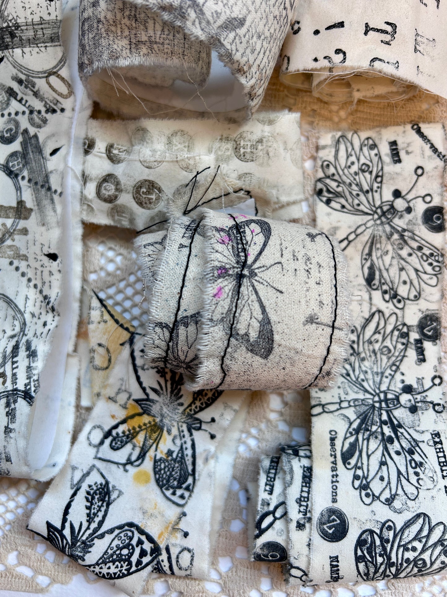 Stamping by the Sea-Tybee Island: Fabric Washi Tape Class