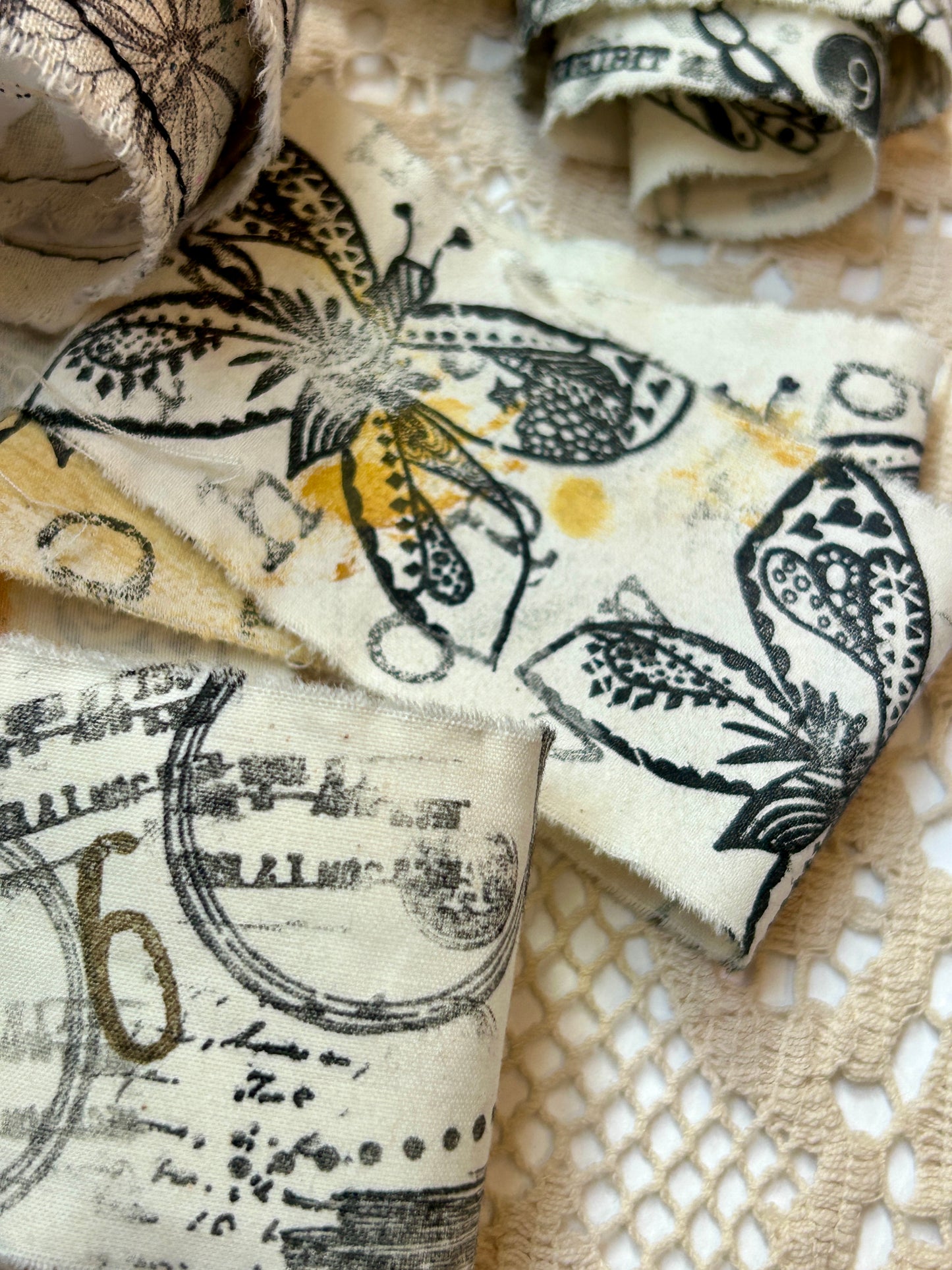 Stamping by the Sea-Tybee Island: Fabric Washi Tape Class