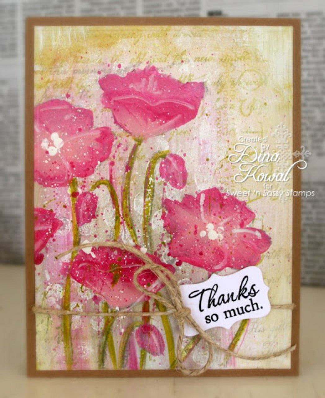 Precious Poppies Clear Stamp Set