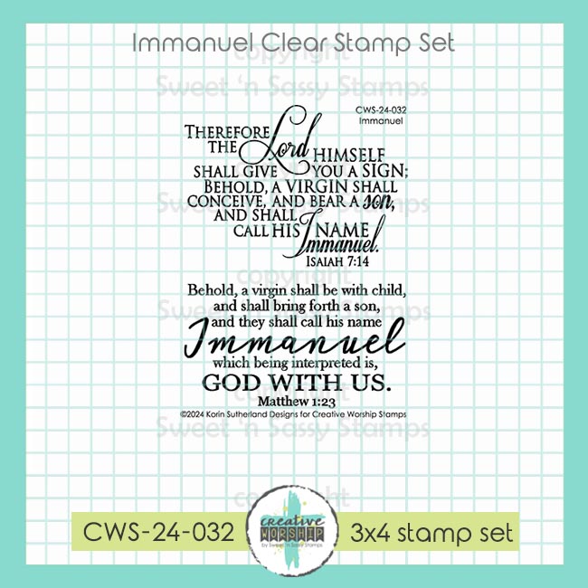 Immanuel Clear Stamp Set