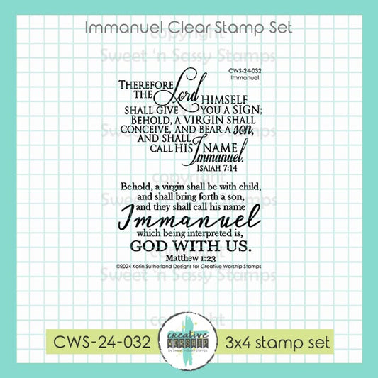 Immanuel Clear Stamp Set