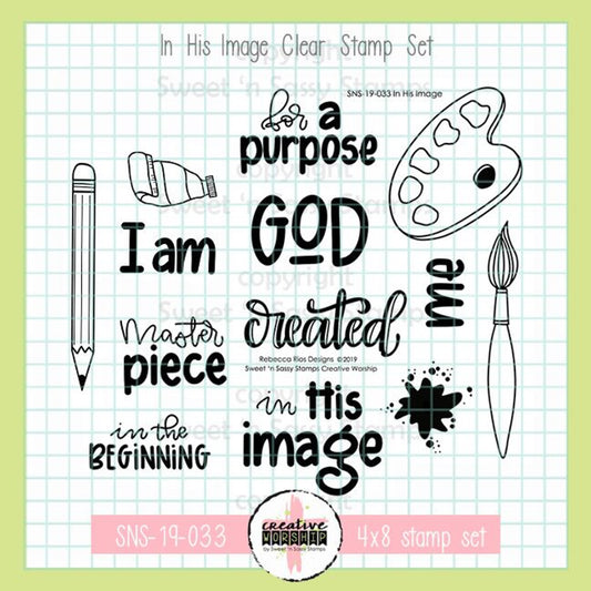 In His Image Clear Stamp Set