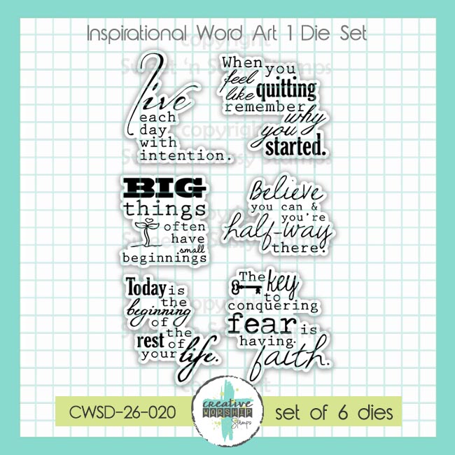 Inspirational Word Art 1 Die Set