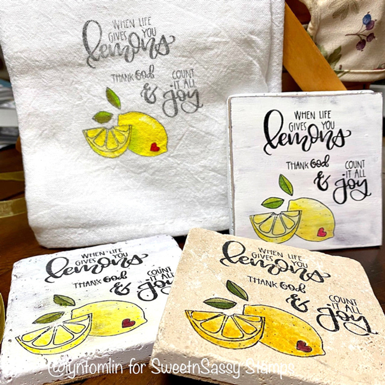 Life & Lemons Clear Stamp Set