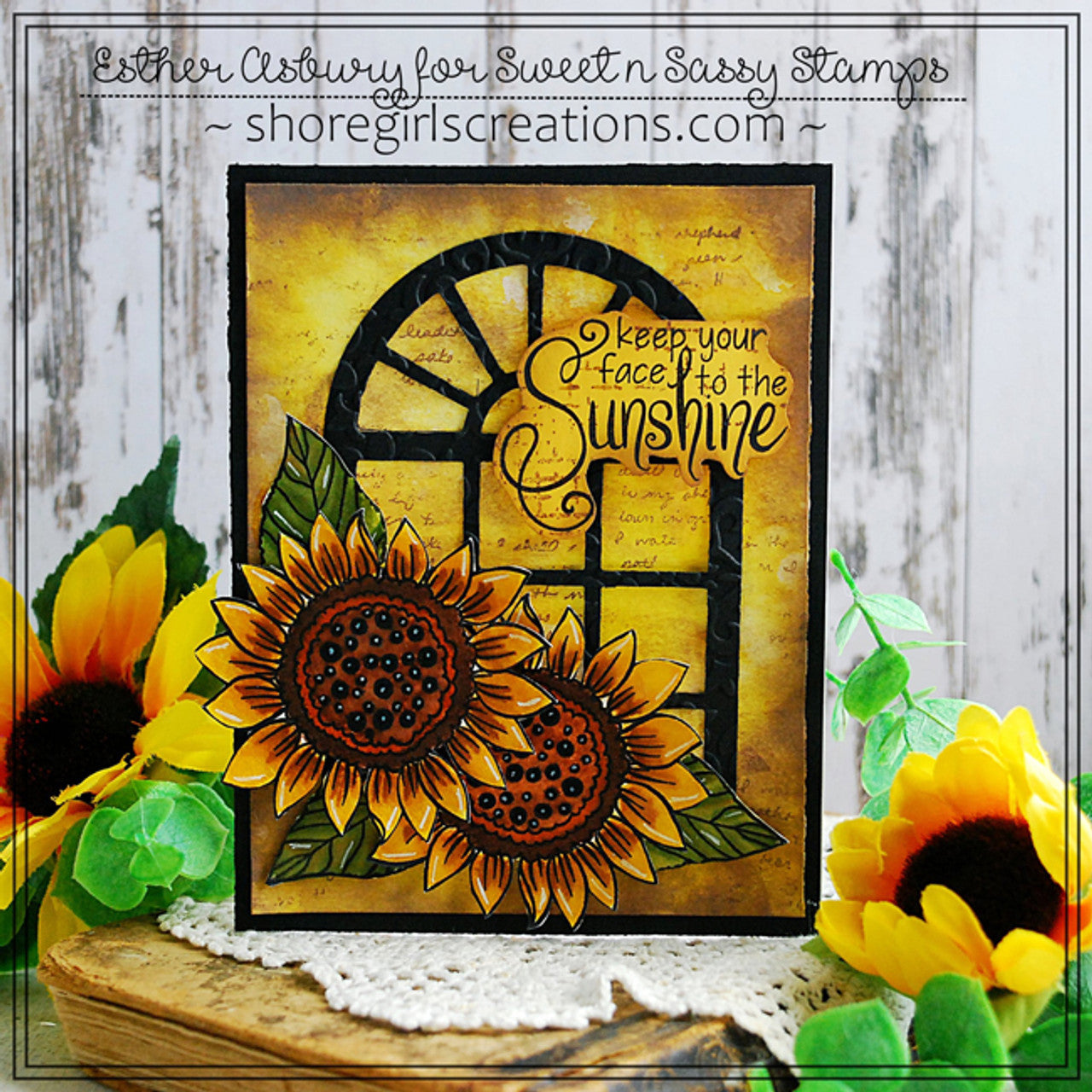 Like a Sunflower Clear Stamp Set