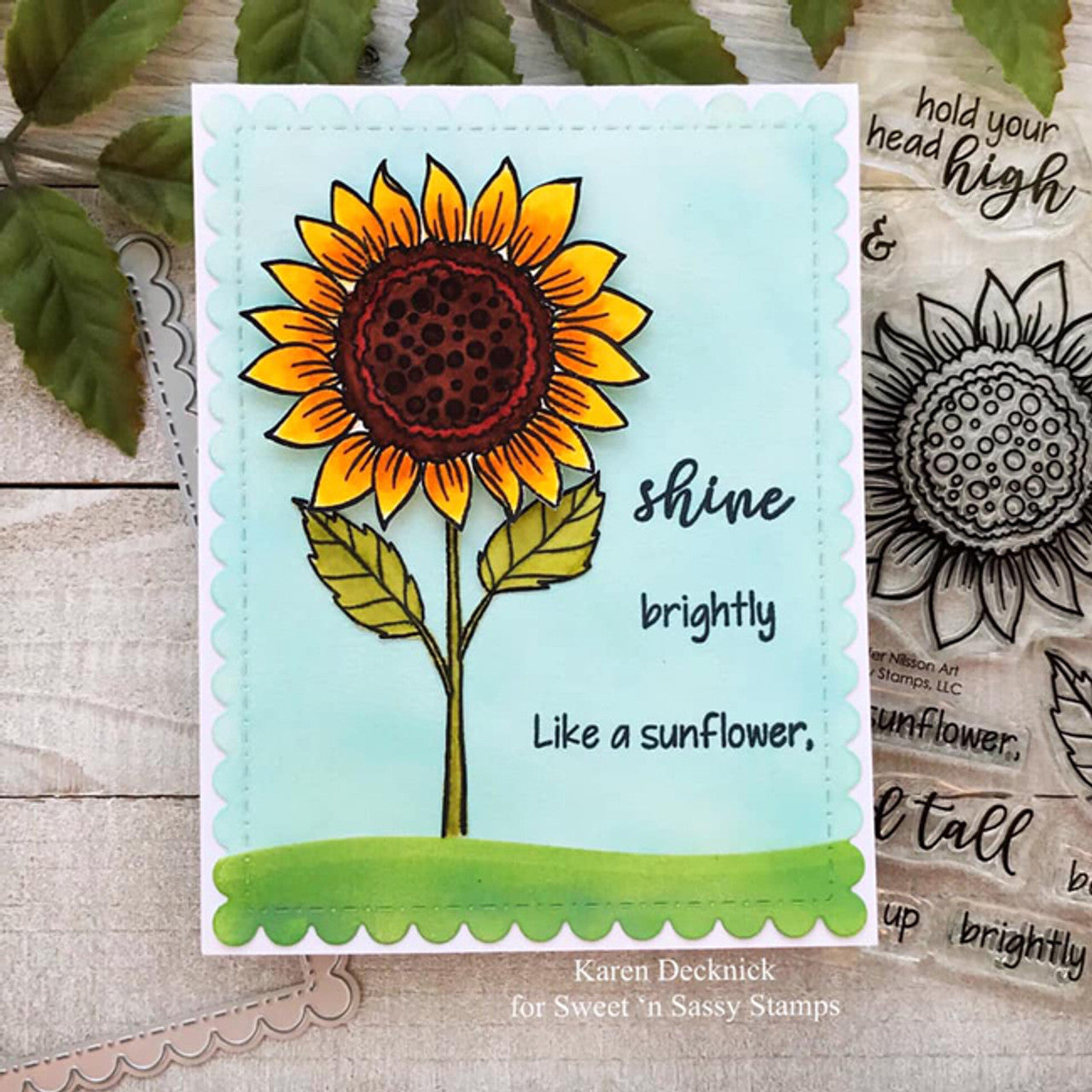 Like a Sunflower Clear Stamp Set