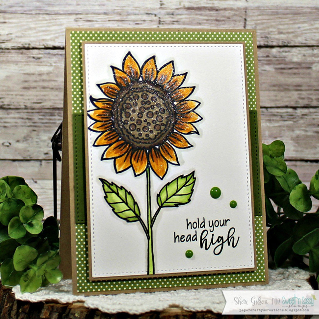 Like a Sunflower Clear Stamp Set