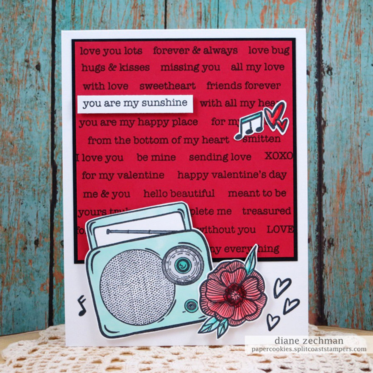 Vintage Love Clear Stamp Set